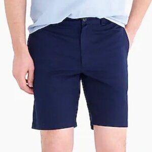 J. Crew Navy Blue 9" Flex Short Men's 32 Stretch H5020 NWT Preppy Beach Vacation